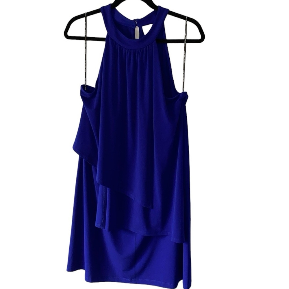 Vince Camuto Halter Dress Royal Blue Size L